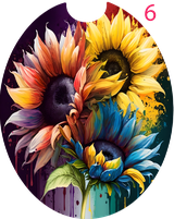 SUNFLOWER COASTERS