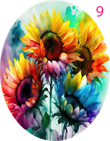 SUNFLOWER COASTERS