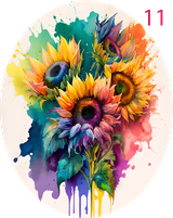 SUNFLOWER COASTERS