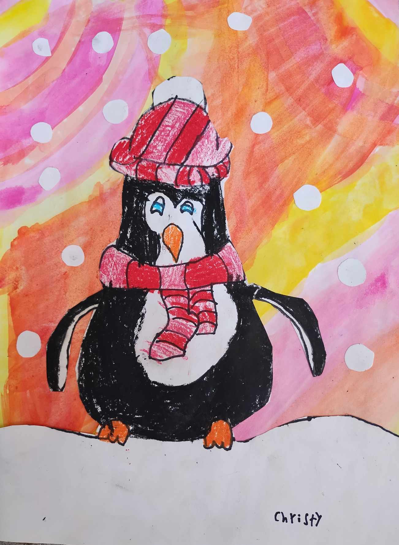 CHRISTY HAND DRAWN PENGUIN