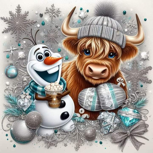 OLAF WITH HIGHLANDS COW