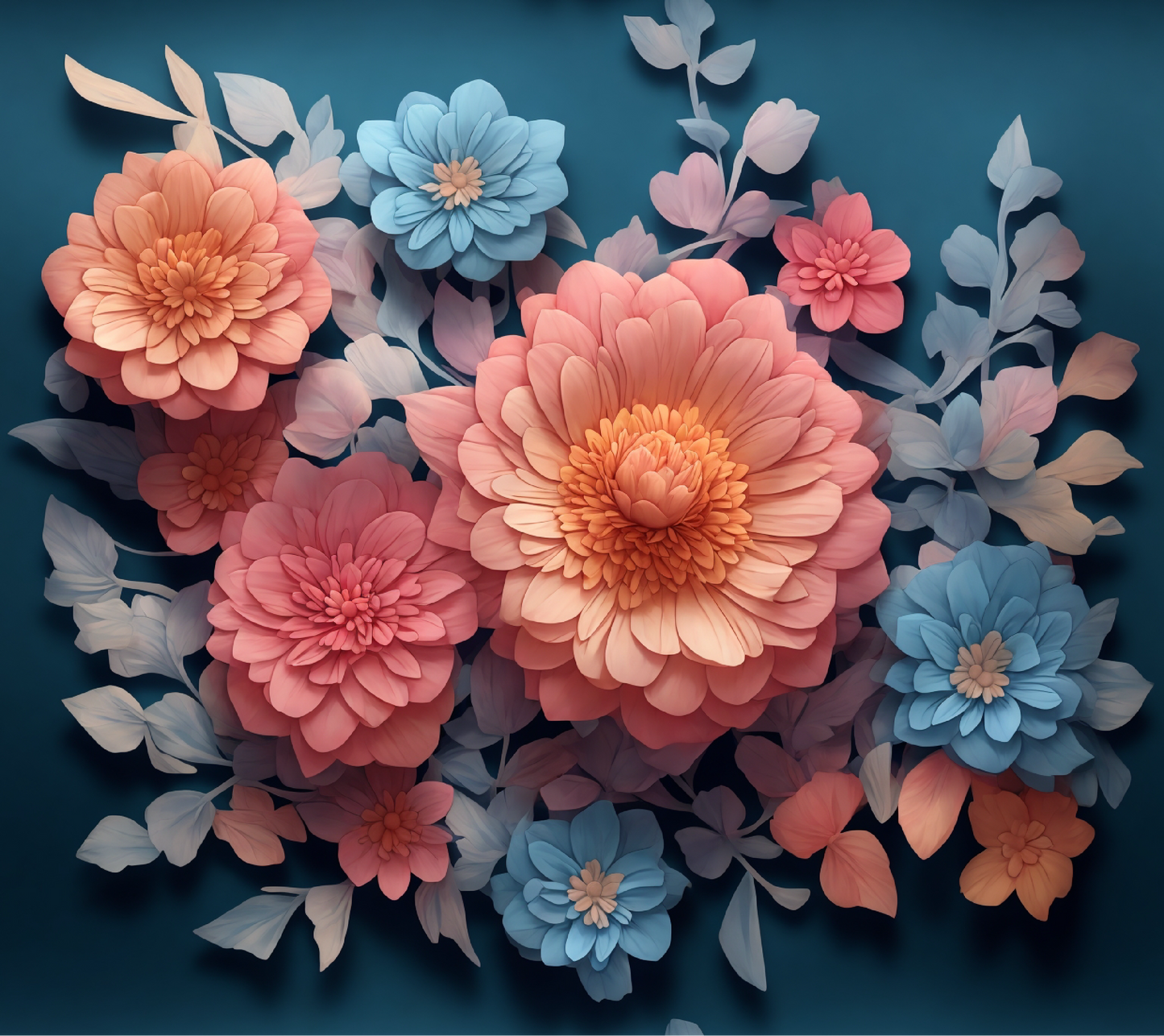 3D PAPER FLOWER FLORAL