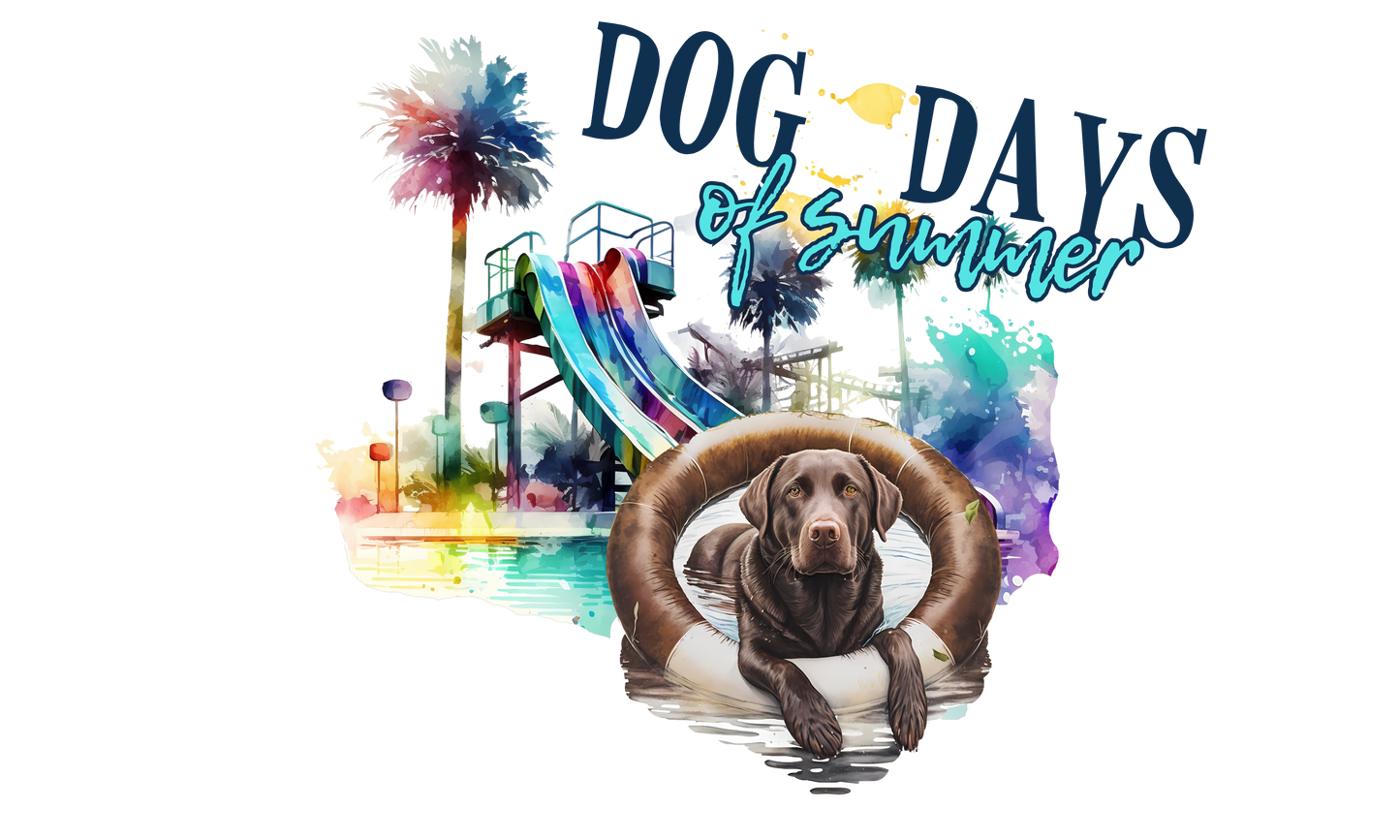 DOG DAYS OF SUMMER CHOCOLATE LAB