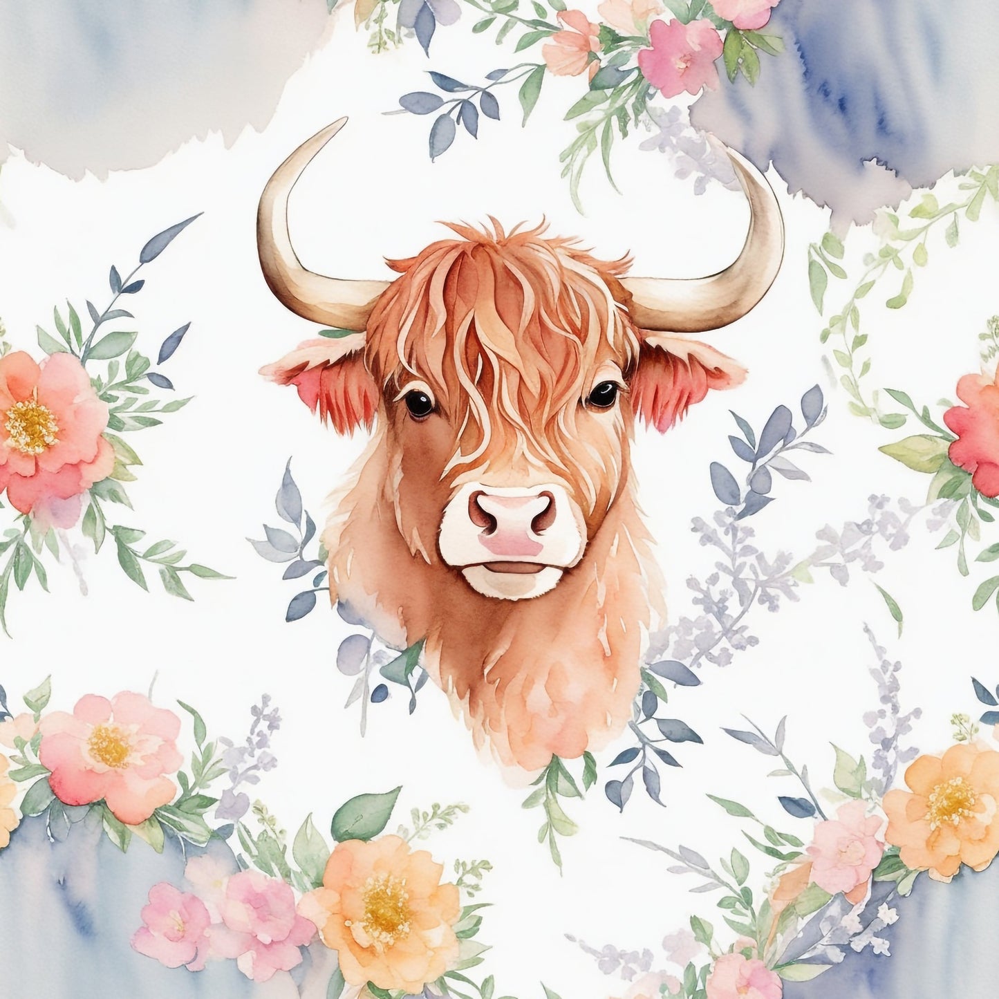 FLORAL COW