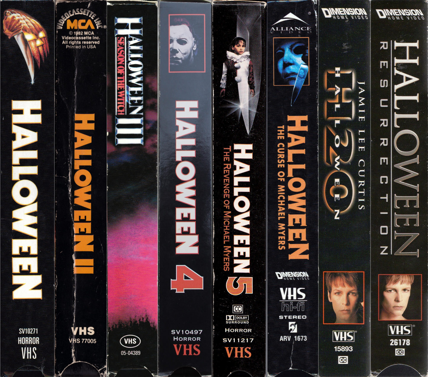 HALLOWEEN MOVIE COLLAGE