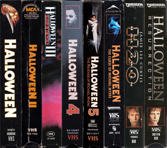 HALLOWEEN MOVIE COLLAGE