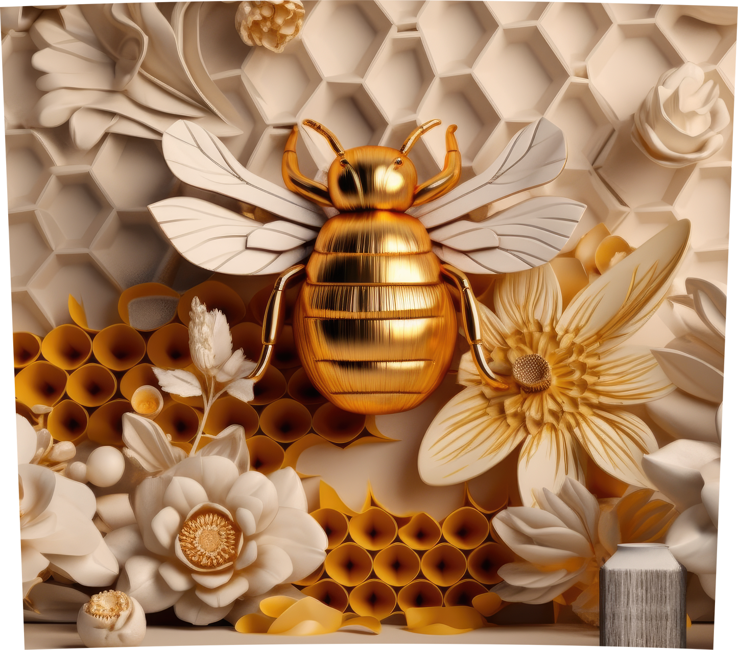 3D FLORAL BEE WRAP