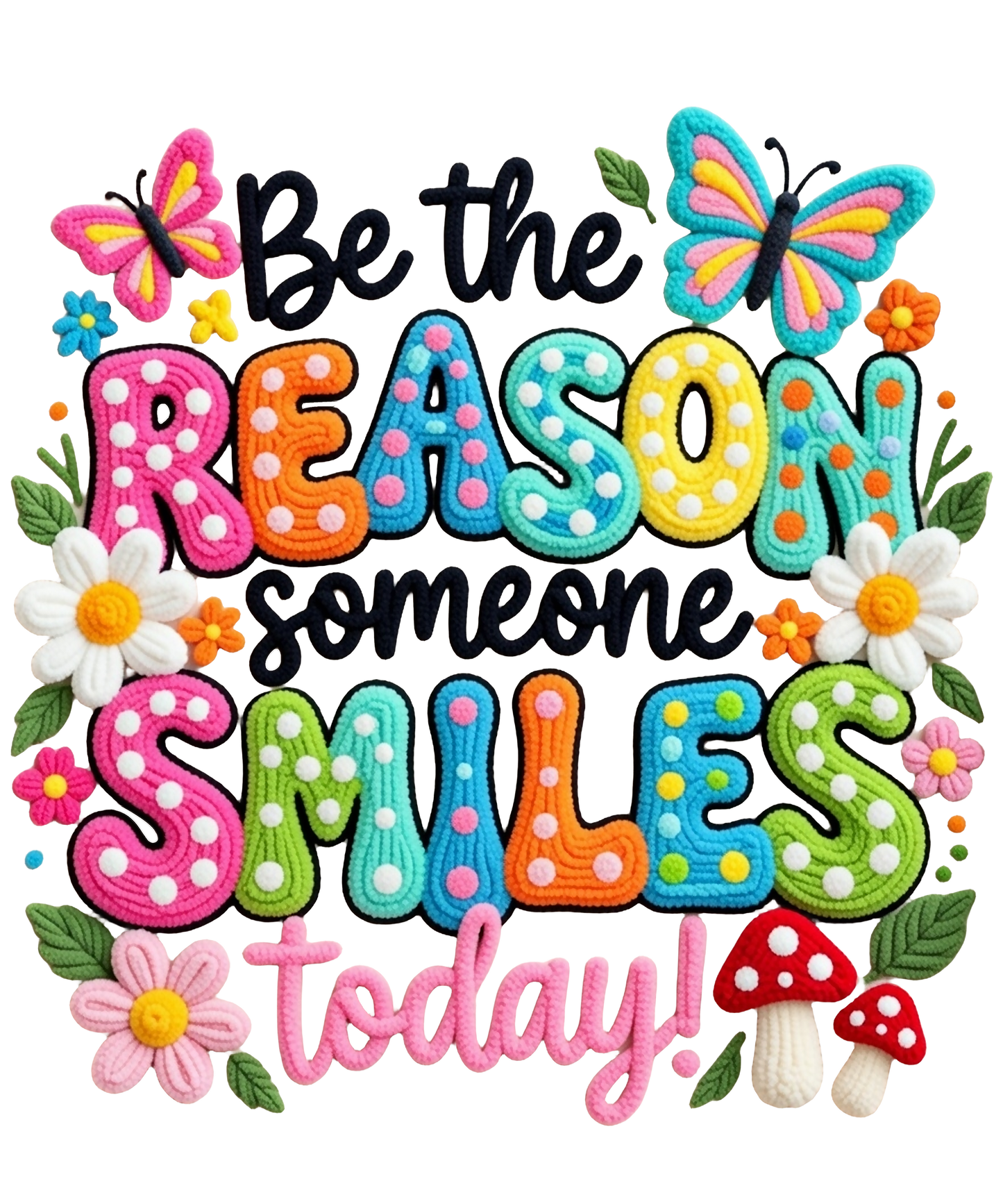 BE THE REASON SOMEONE SMILES TODAY