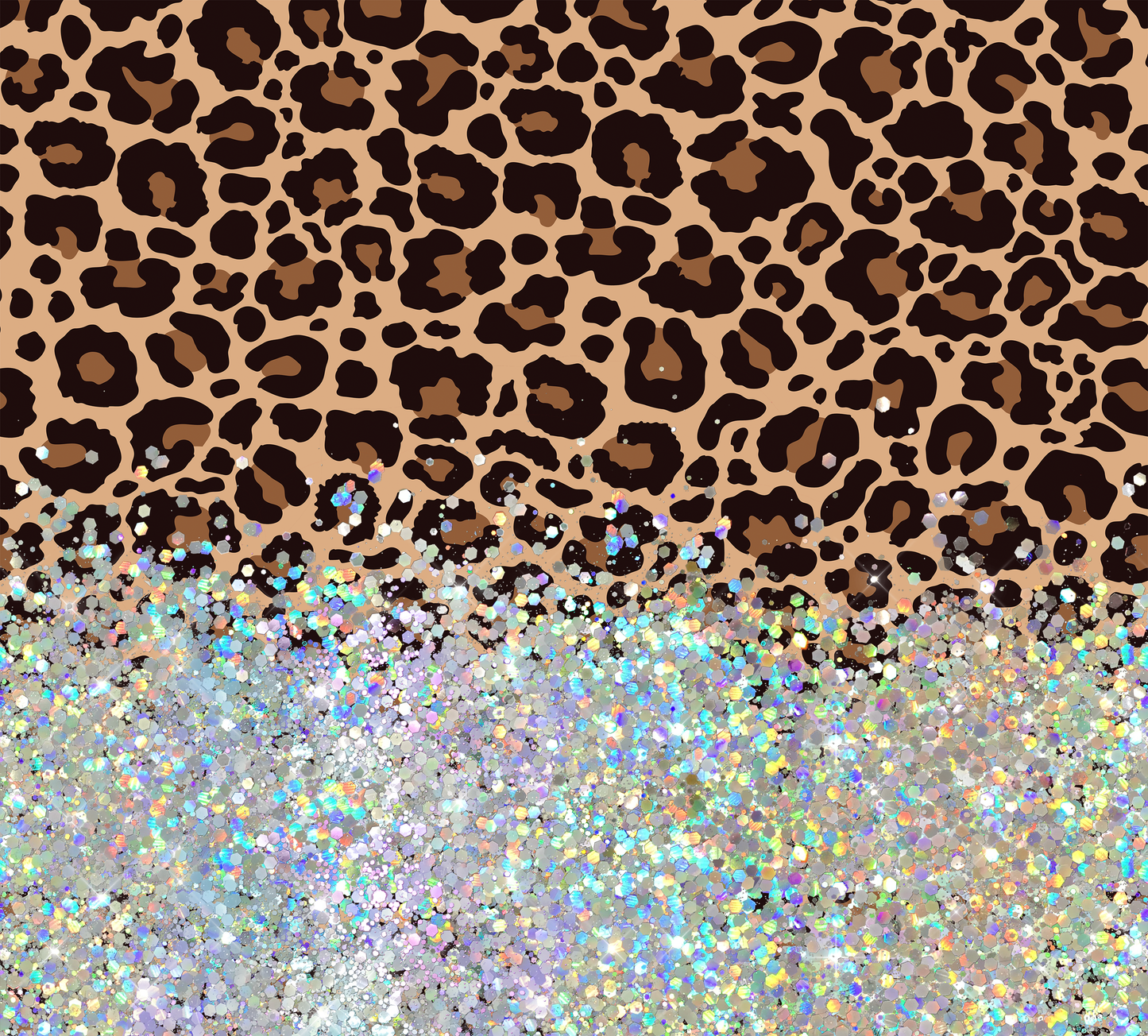 ANIMAL PRINT CUP GLITTER PEN/CUP COMBO