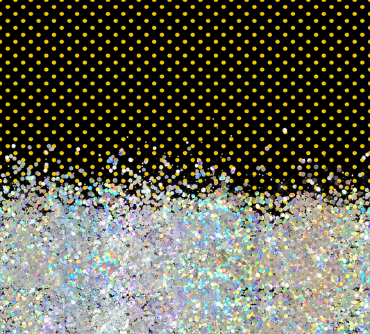BLANK GRADUATION GLITTER PEN/CUP COMBO