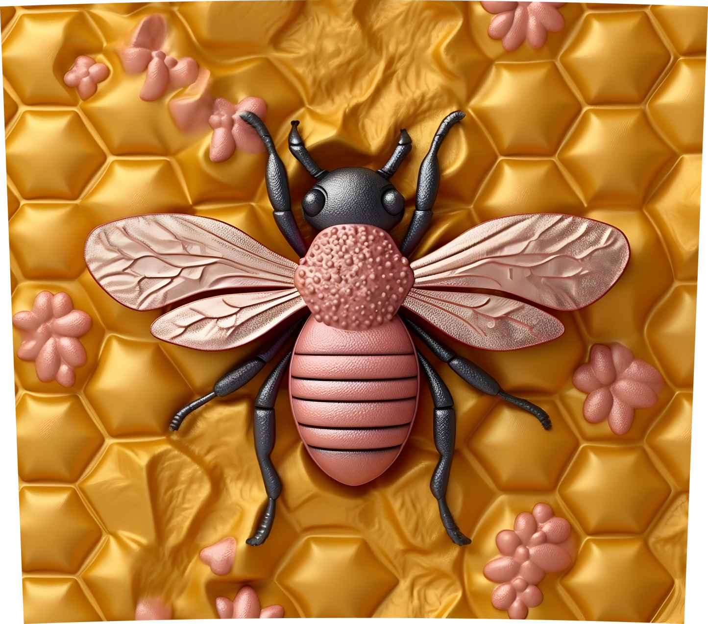 PUFF ROSE GOLD BEE