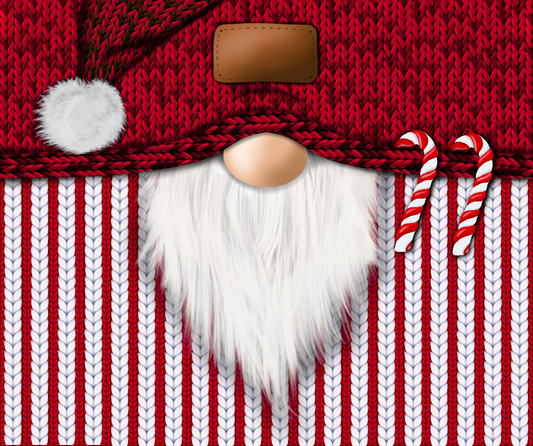 Candy Cane Gnome Santa