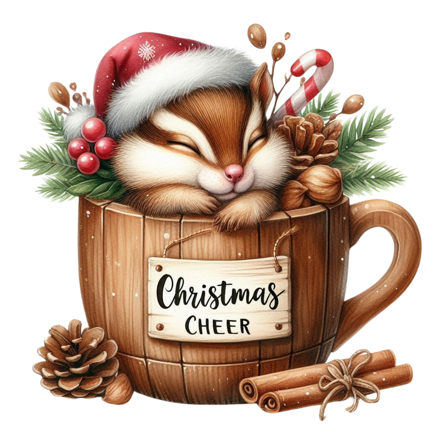 CHRISTMAS CHEER CHIPMUNK