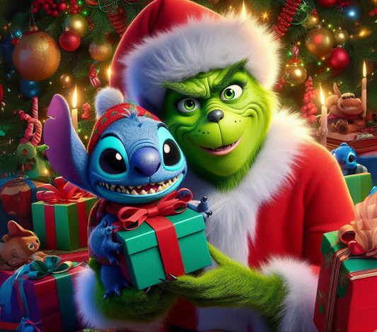 CHRISTMAS GRINCH AND STITCH