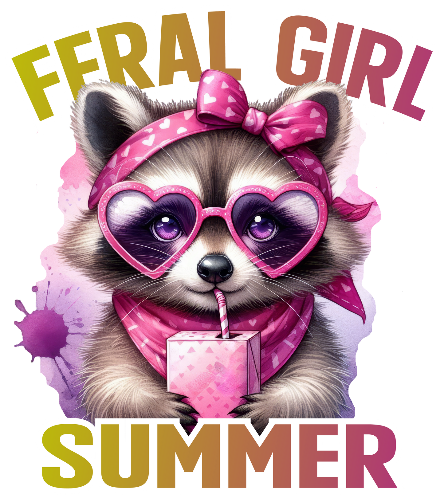 FERAL GIRL SUMMER RACCOON