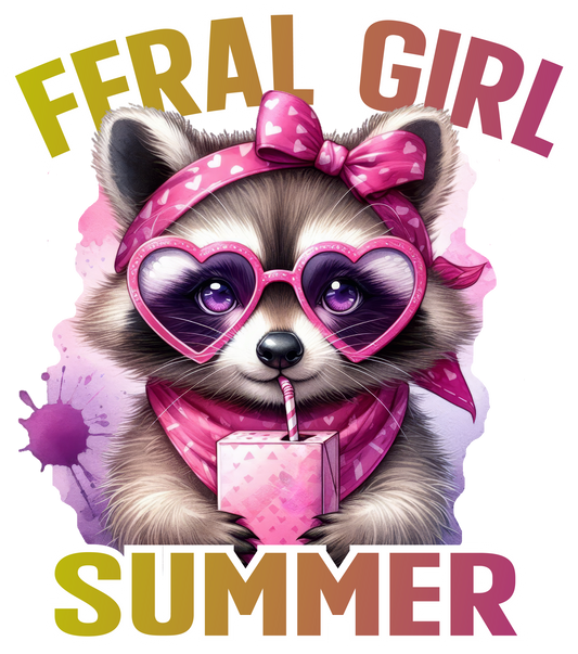 FERAL GIRL SUMMER RACCOON