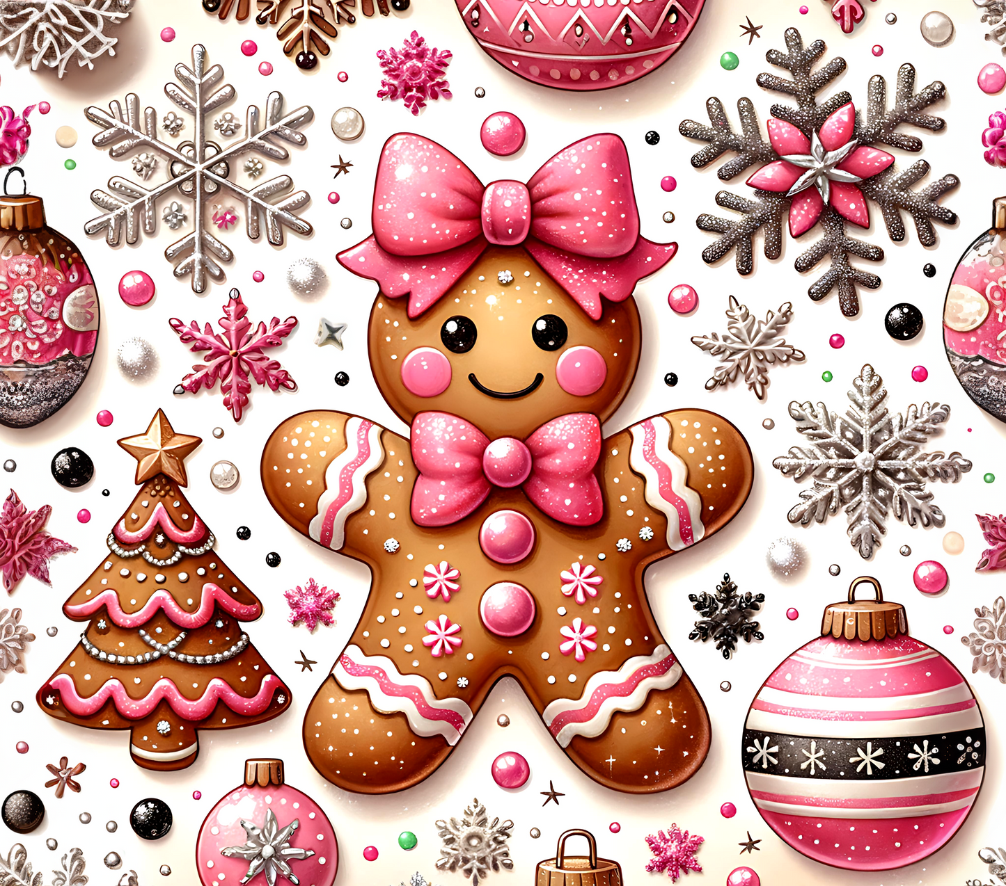 GINGERBREAD GIRL CHRISTMAS ORNAMENT