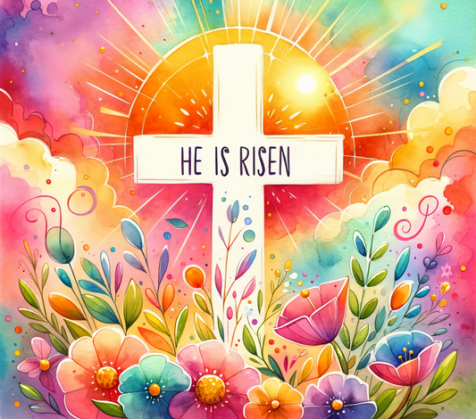 HE IS RISEN EASTER CROSS