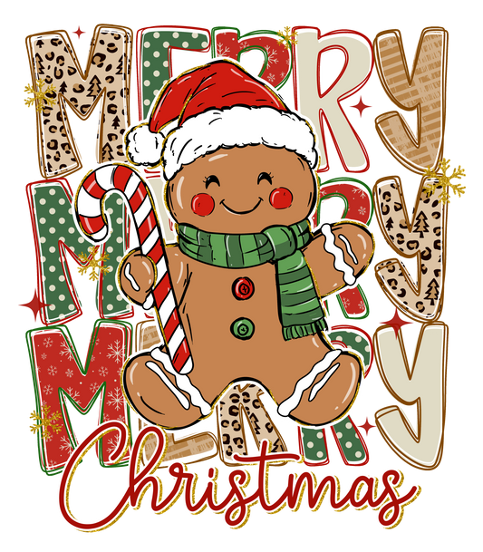 MERRY CHRISTMAS GINGERBREAD STYLE