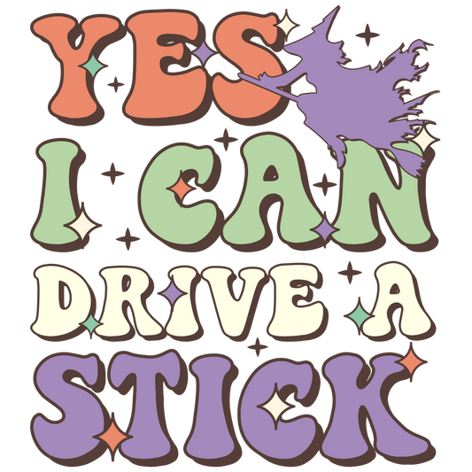 YES I CAN DRIVE A STICK