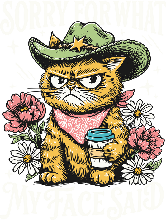 SORRY FOR WHAT MY FACE SAID