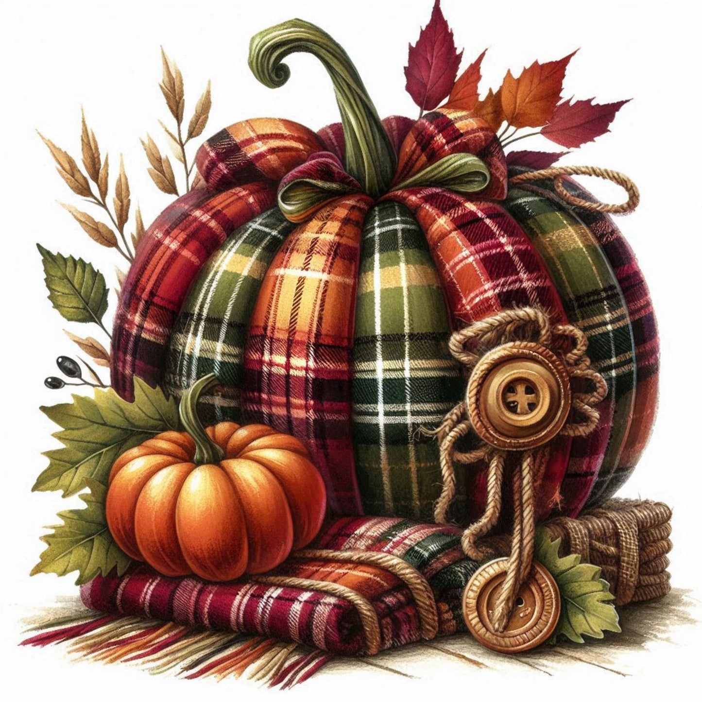 PLAID PUMPKIN
