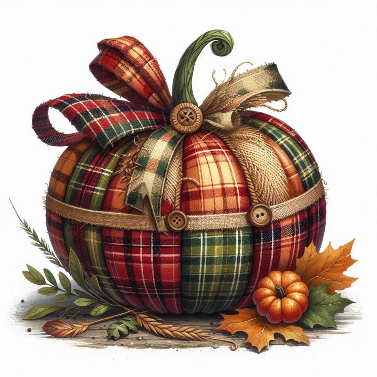 PLAID PUMPKIN
