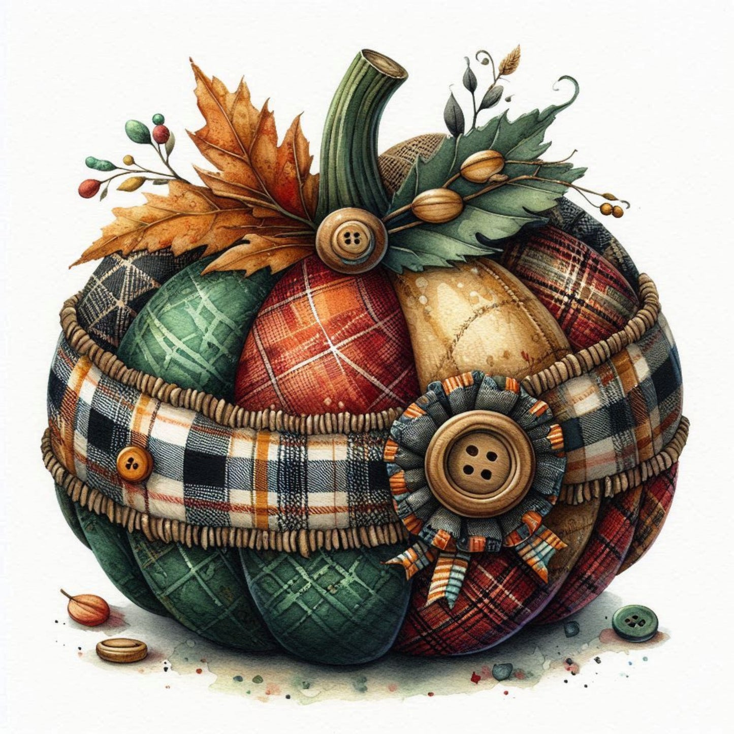 PLAID PUMPKIN