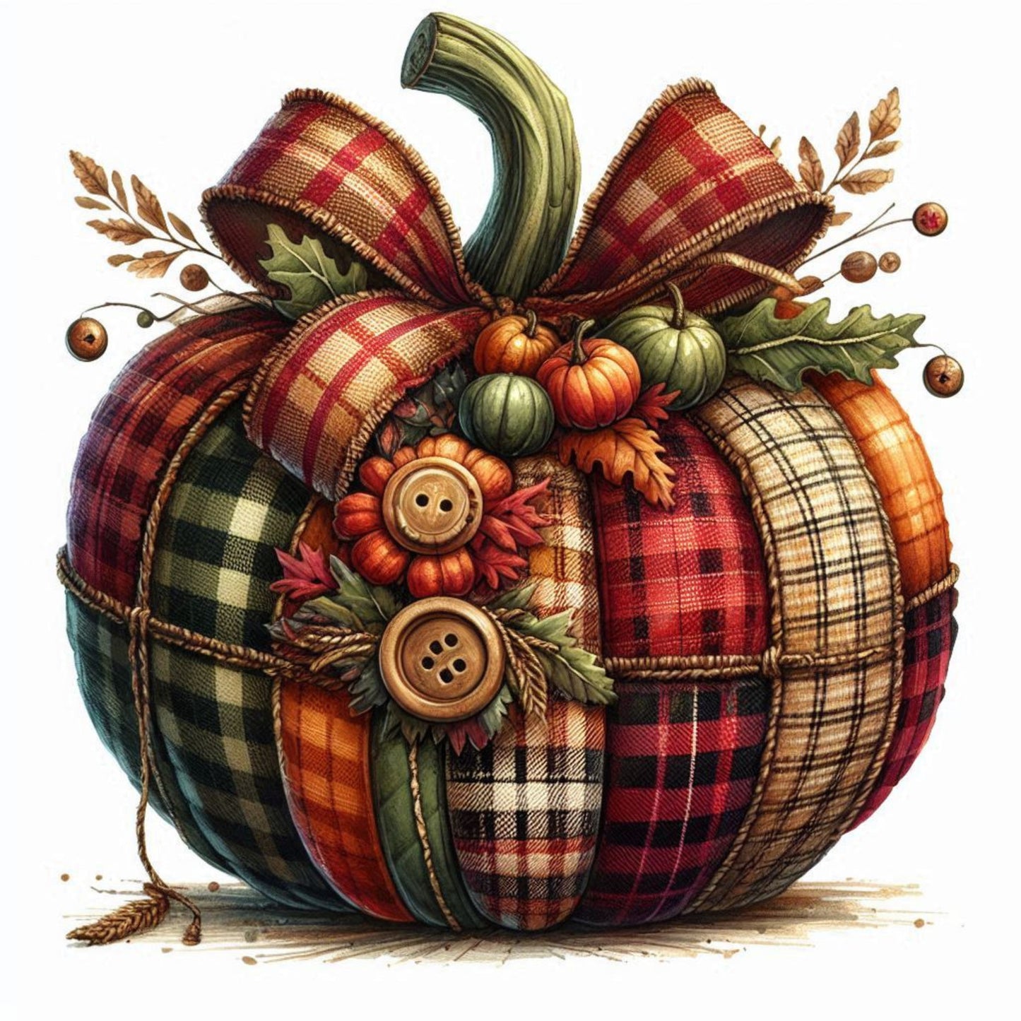 PLAID PUMPKIN