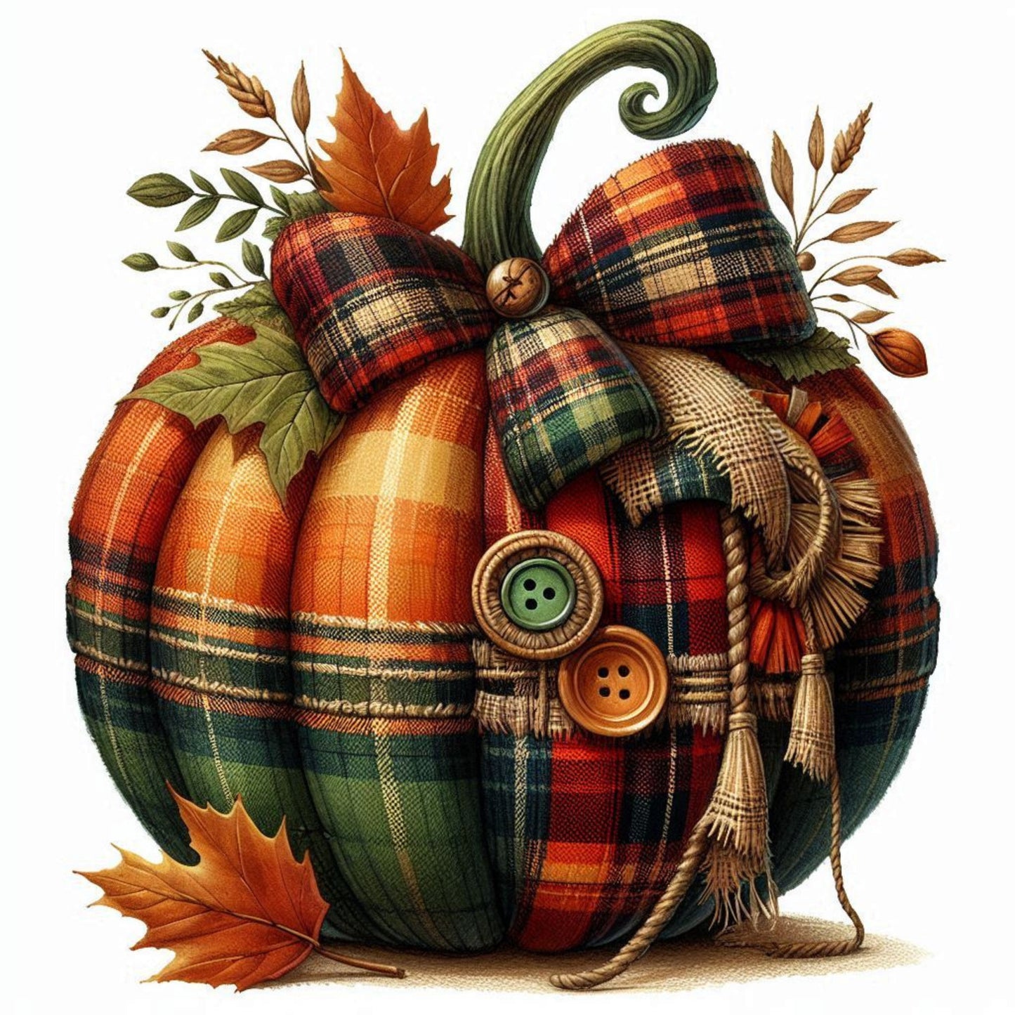 PLAID PUMPKIN