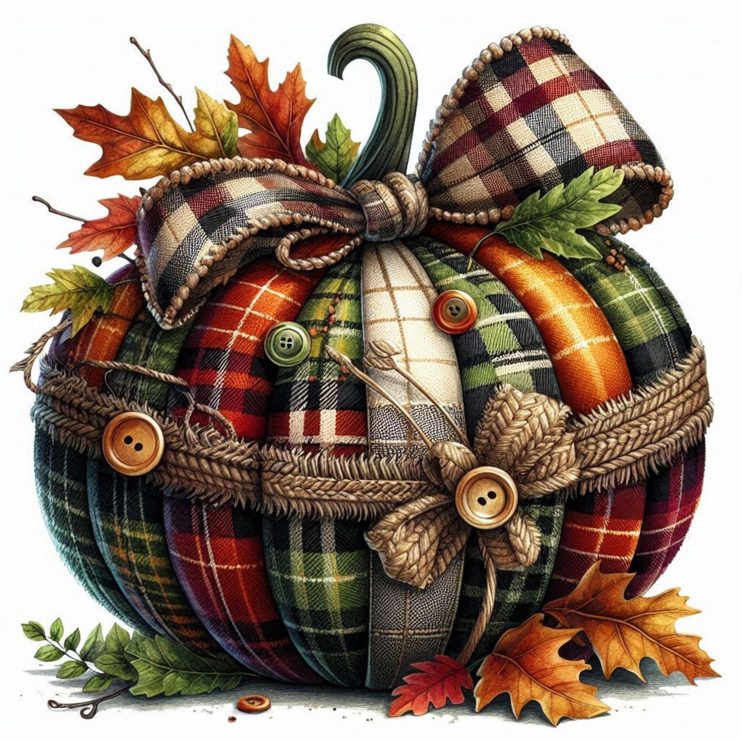 PLAID PUMPKIN