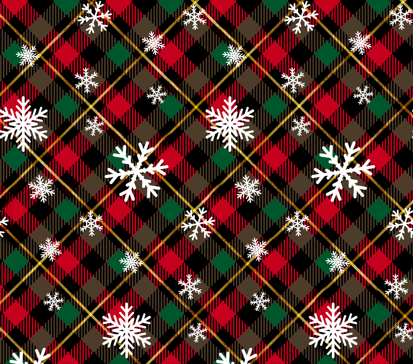 PLAID SNOWFLAKES