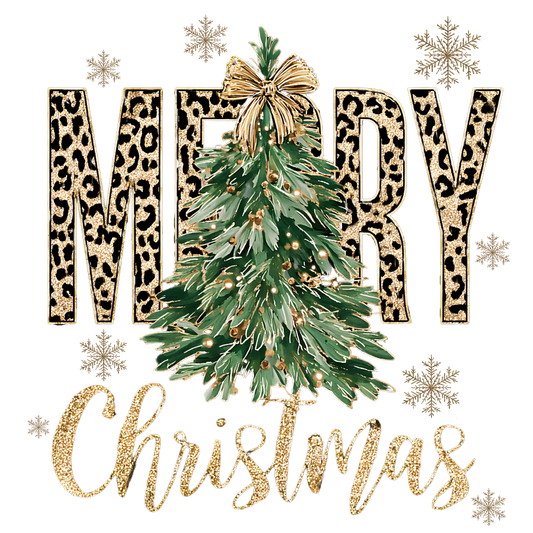 MERRY CHRISTMAS LEOPARD