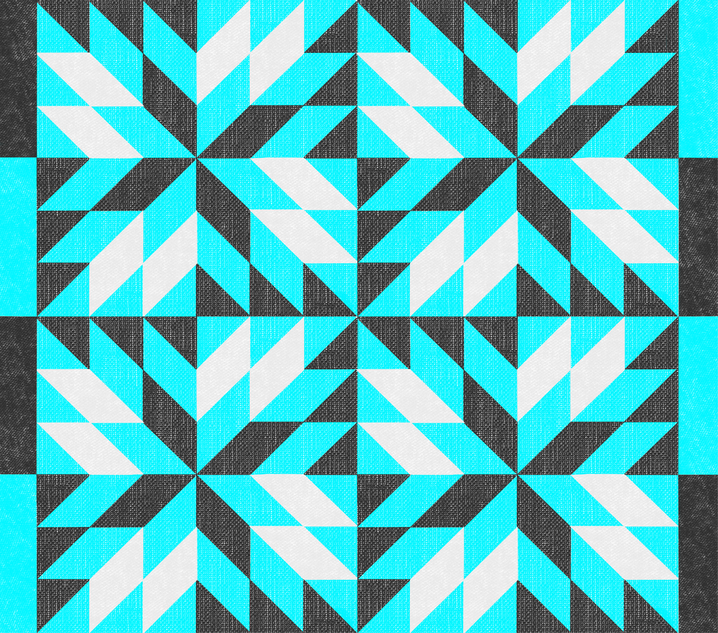 QUILT BLOCK 4 PANEL BLUE