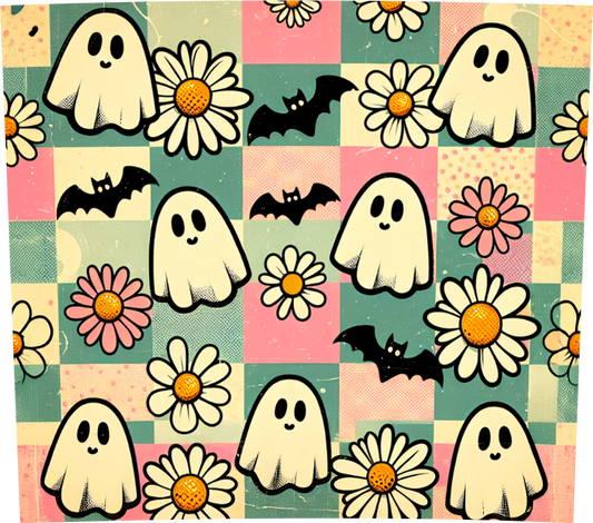 RETRO CHECKERED HALLOWEEEN