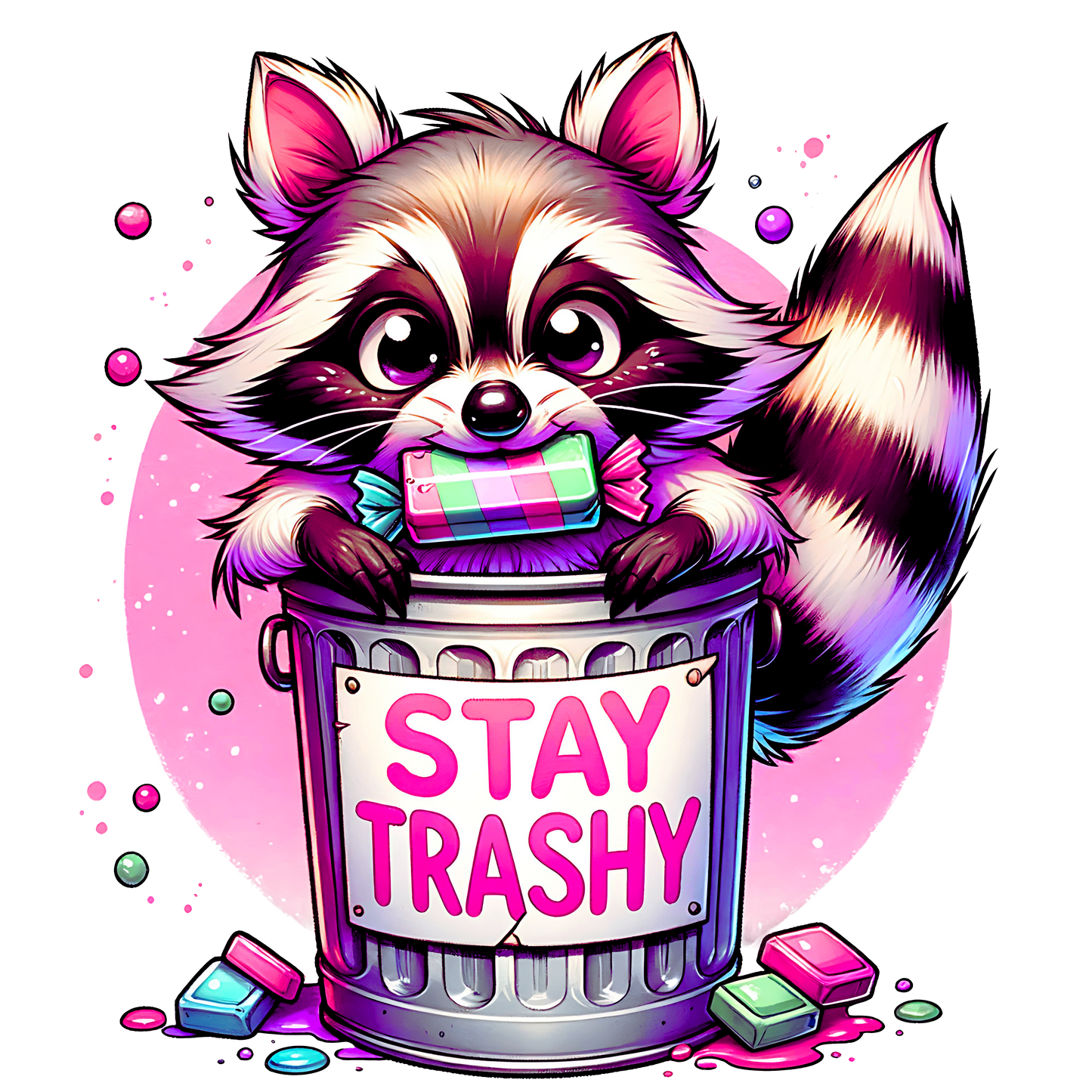 STAY TRASHY WITH CAN