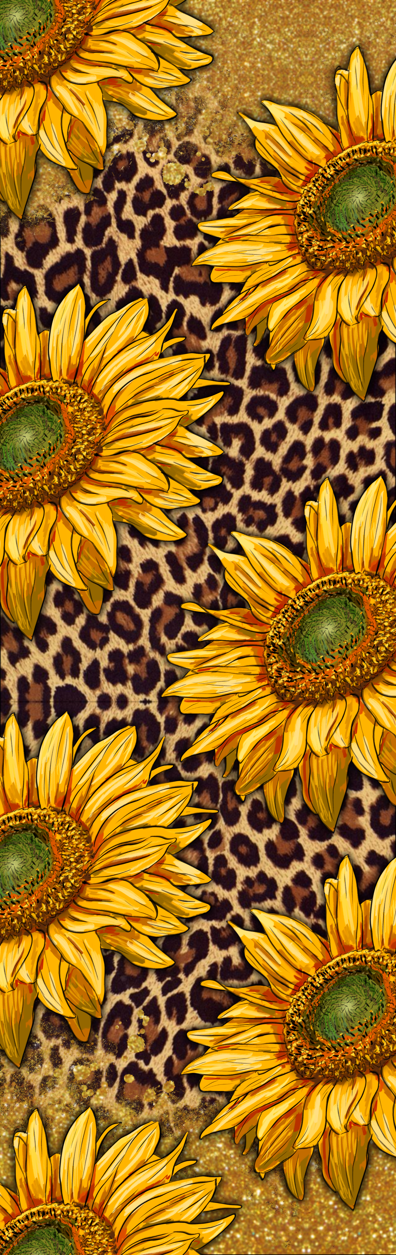 SUNFLOWER WITH LEOPARD