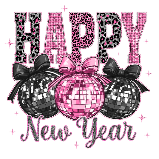 HAPPY NEW YEAR DISCO BALL