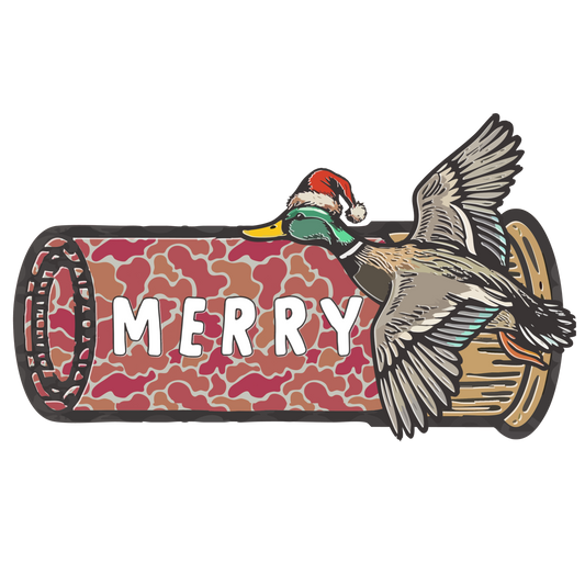 MERRY WITH CHRISTMAS DUCKS 2