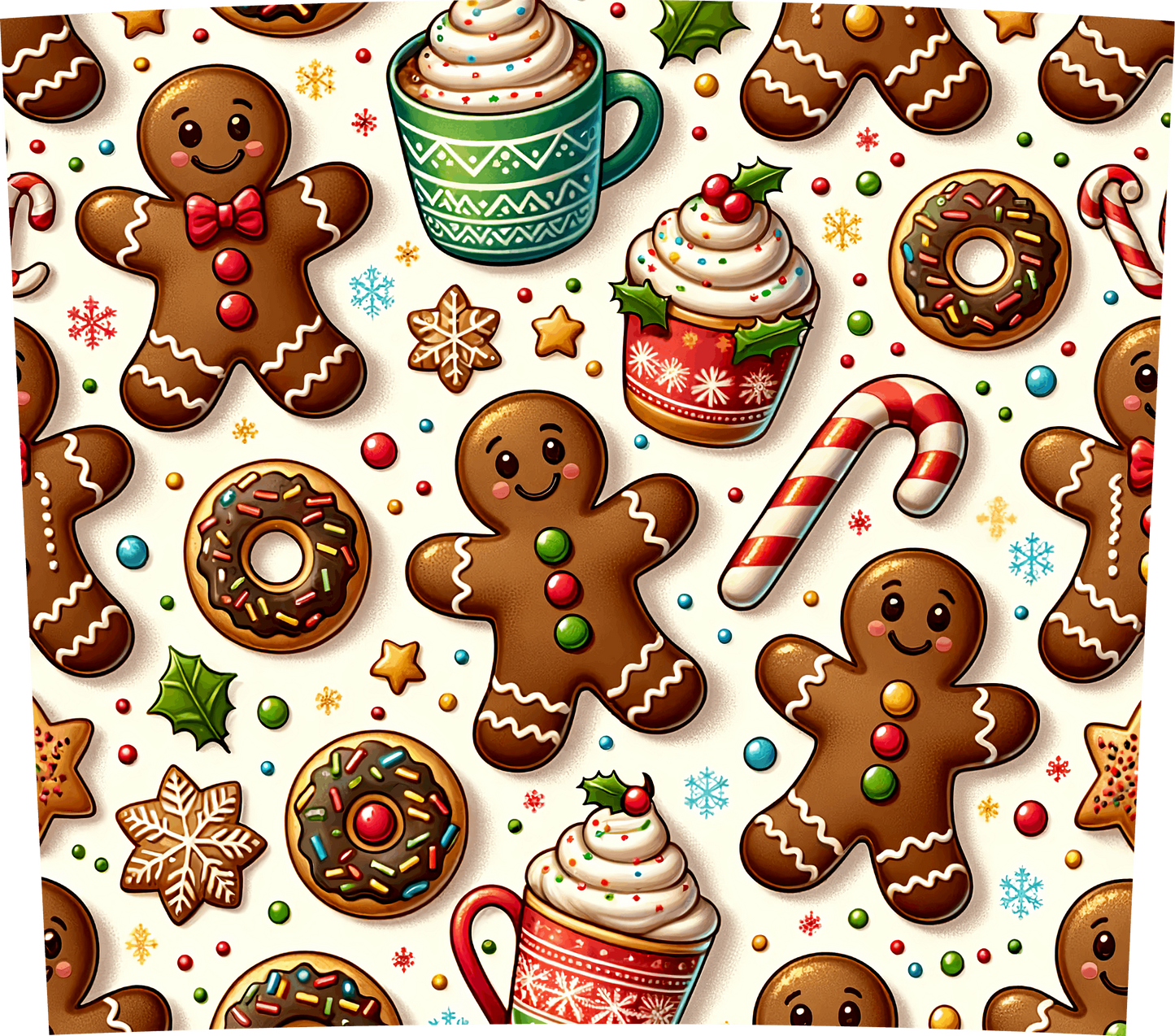 GINGERBREAD MAN COOKIES AND DONUTS