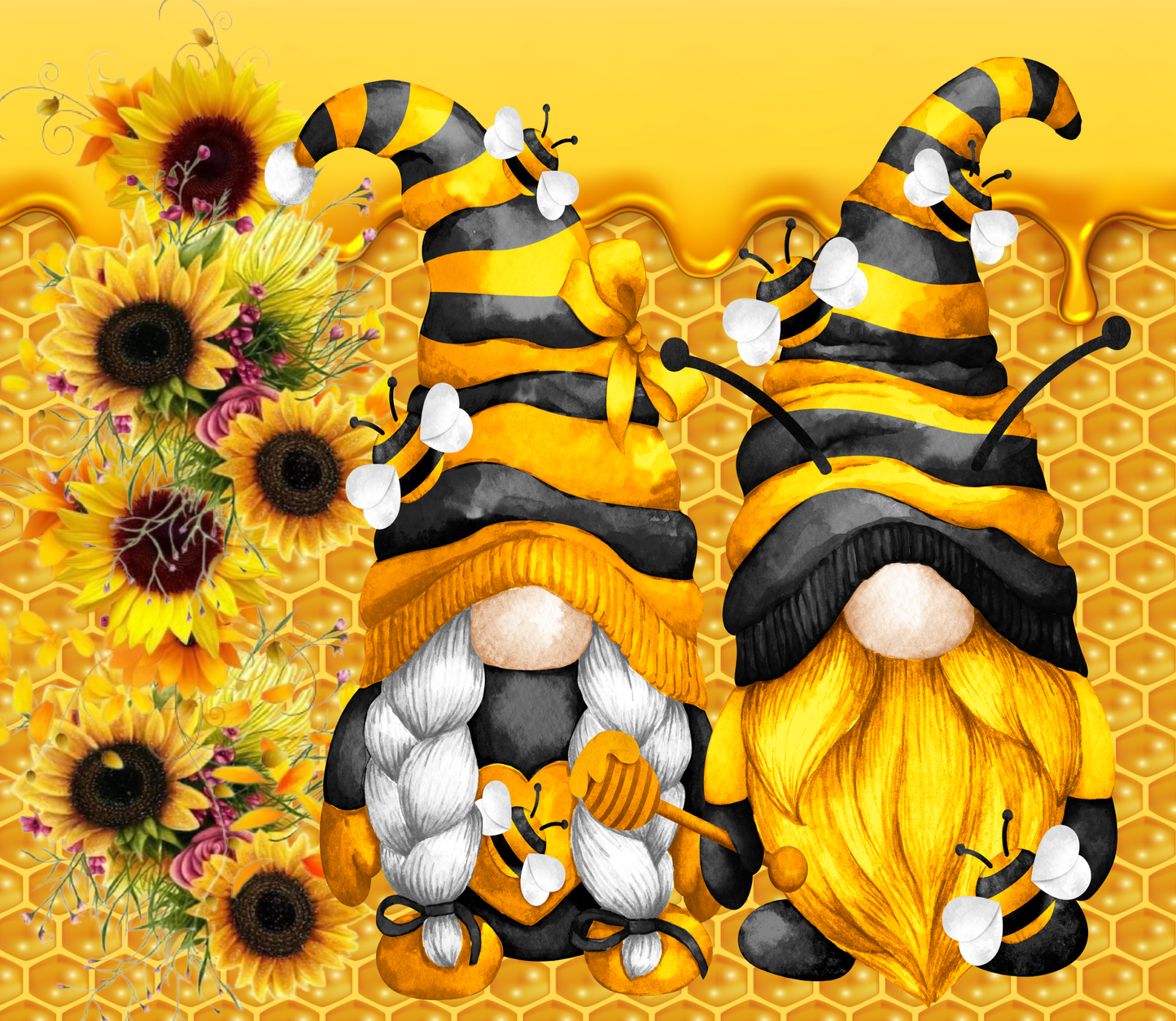 SUNFLOWER BEE GNOMES