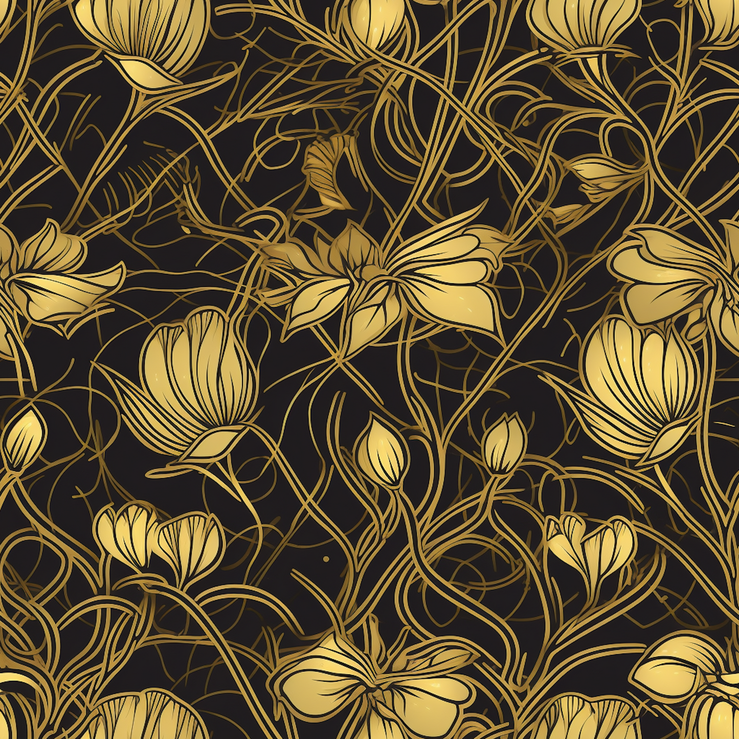 GOLD ART NOUVEAU