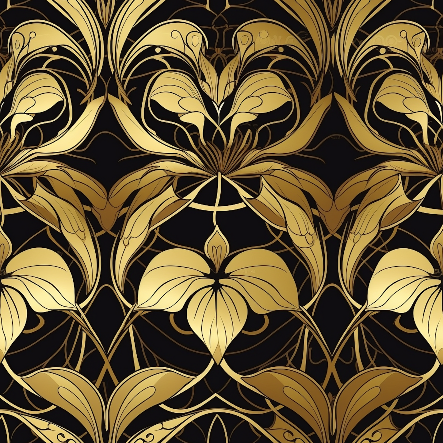 GOLD ART NOUVEAU