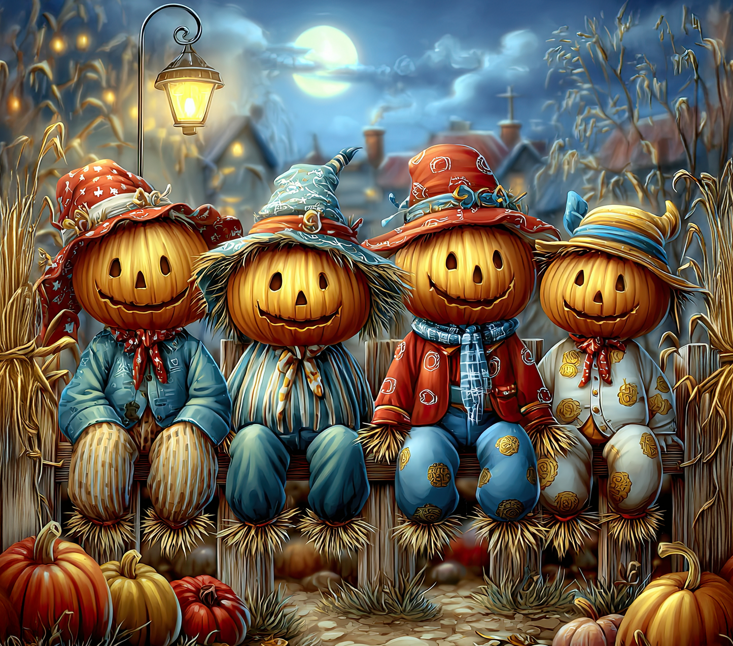 PUNKIN SCARECROWS
