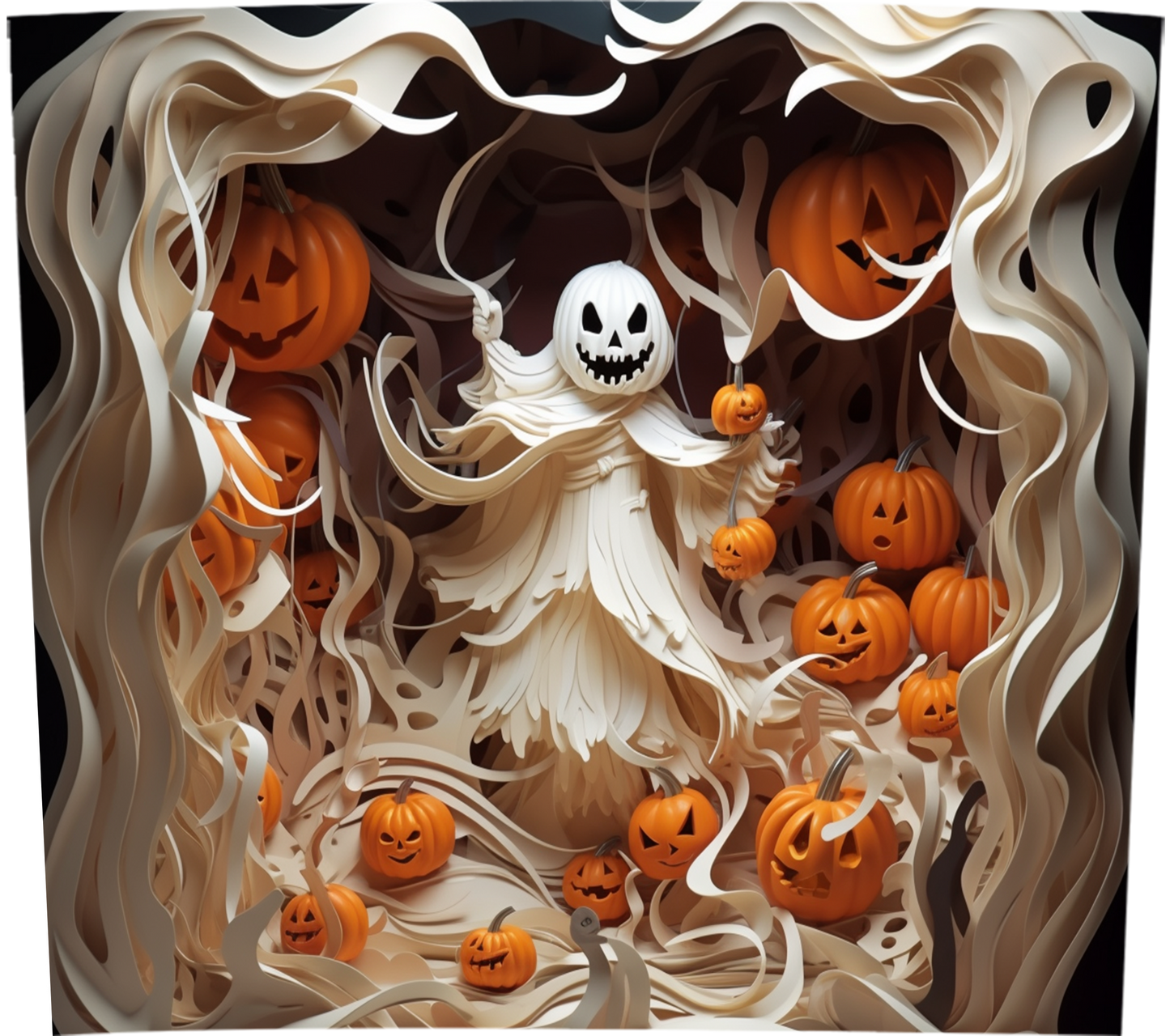 GHOSTLY PUMPKINS