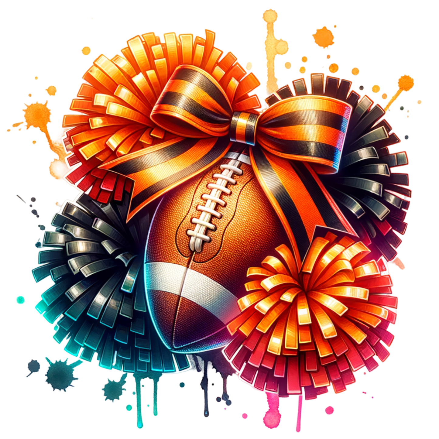 FOOTBALL POM POM