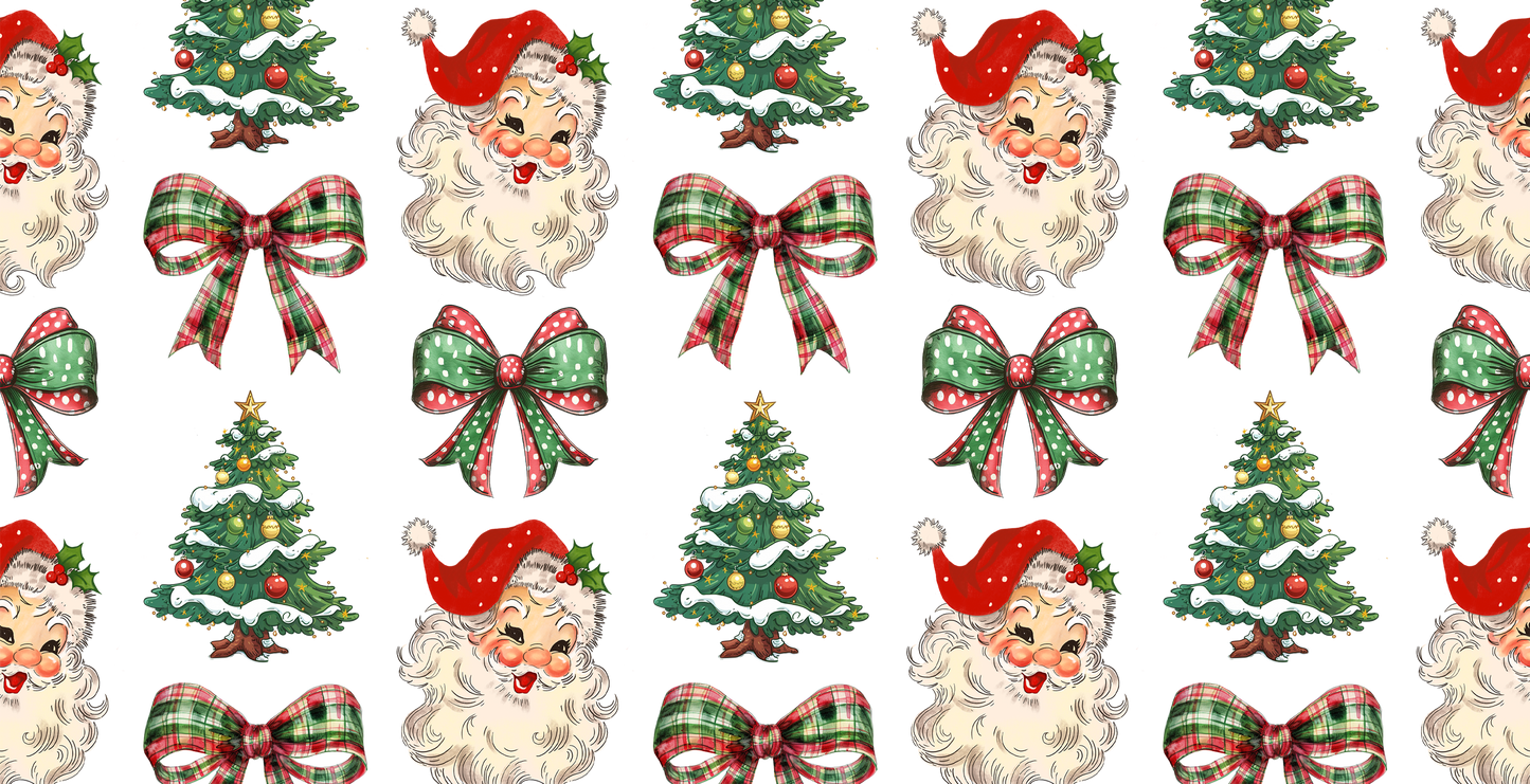 CHRISTMAS FROSTED BEER GLASS