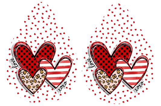 VALENTINES DAY HEARTS EARRINGS