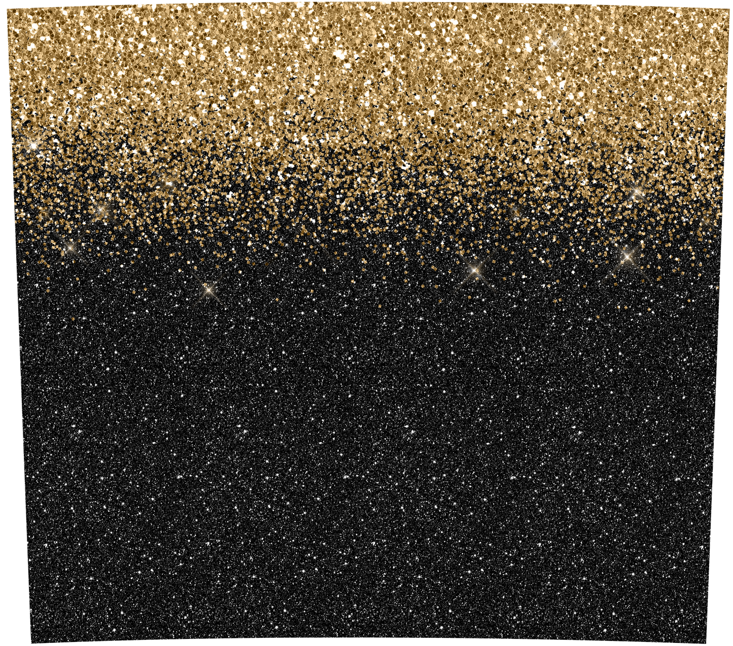 Glitter Black and Gold
