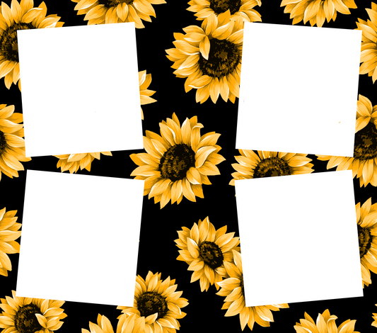 Sunflower Picture Block Wrap